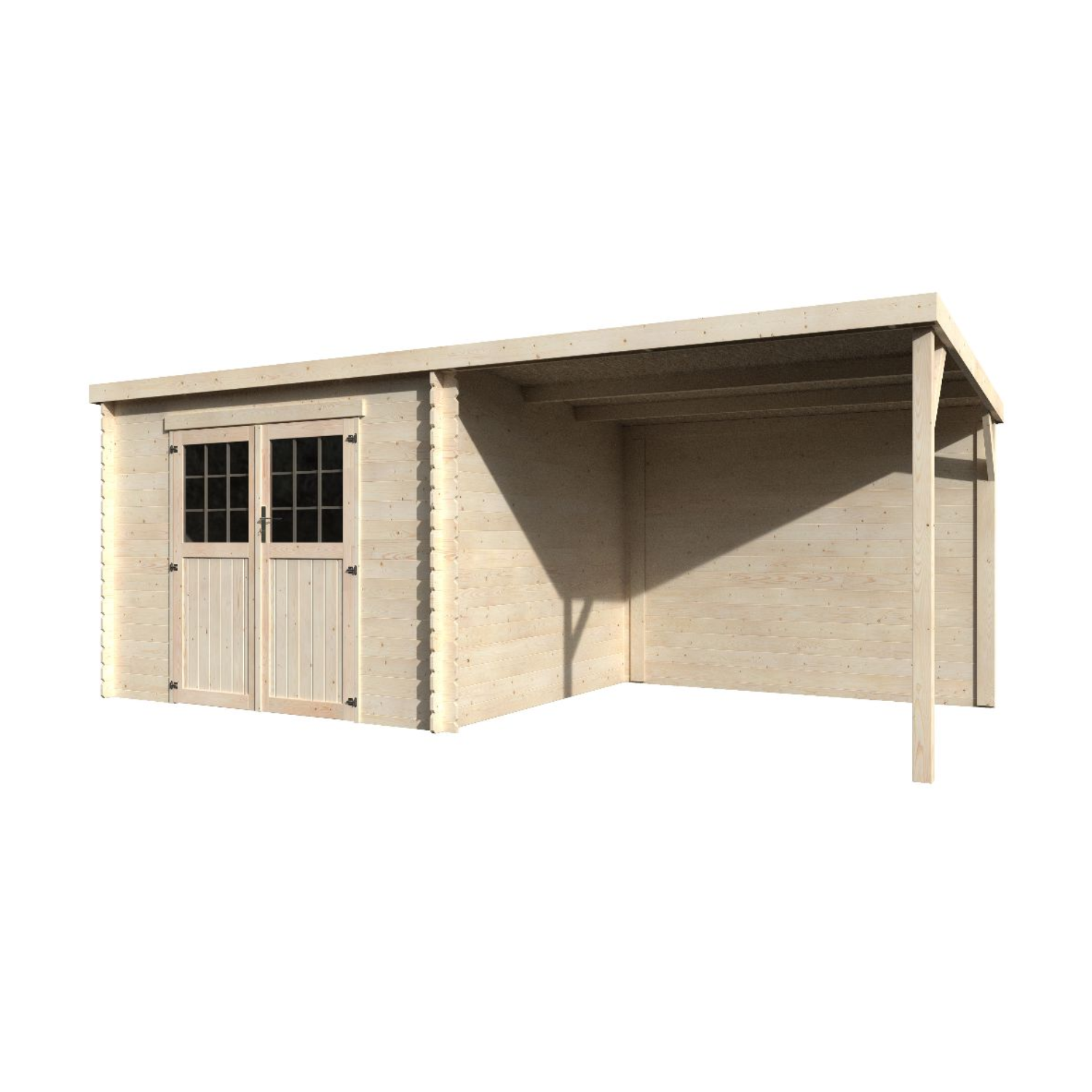 Casetta da giardino bois – 18,36 m2- Haut De Gamme – DESTOCKAGE - Miniature 3