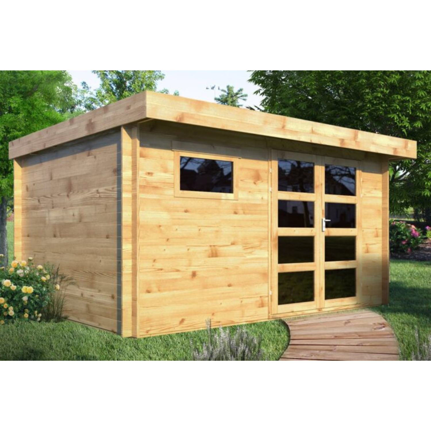 Casetta da Giardino Legno moderno – 13 mq – Qualità Superiorezione – LIQUIDAZIONE