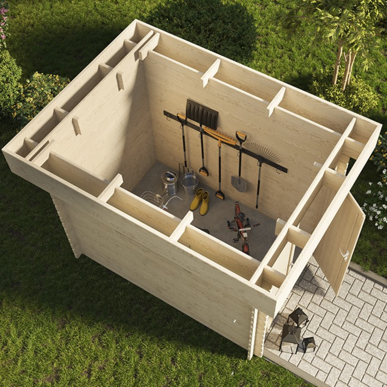 Casetta Giardino Legno- 4.7 m2 – Finitura Premium – LIQUIDAZIONE - Miniature 3