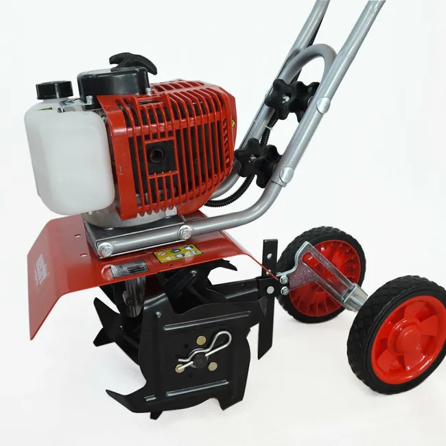 HECHT 752 Motozappa Motore 2 tempi Fresatrice Zappa da Giardino Zappa coltivatrice 16 lame 14.3 kg larghezza lavoro 25cm 9000tr/min - Miniature 3