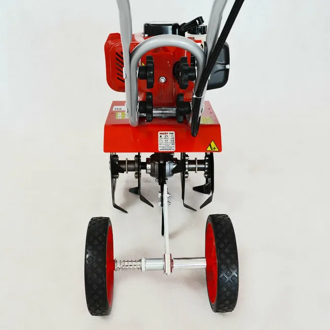 HECHT 752 Motozappa Motore 2 tempi Fresatrice Zappa da Giardino Zappa coltivatrice 16 lame 14.3 kg larghezza lavoro 25cm 9000tr/min - Miniature 4