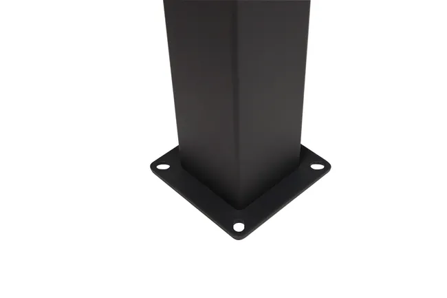 Pergola bioclimatica autoportante Prima, alluminio grigio antracite 12m² - Miniature 4
