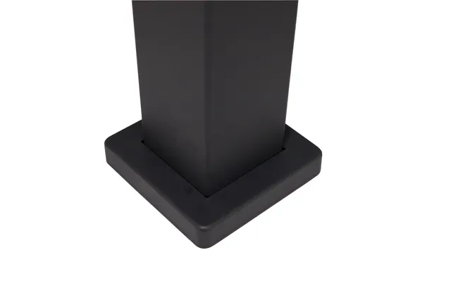 Pergola bioclimatica autoportante Prima, alluminio grigio antracite 12m² - Miniature 5