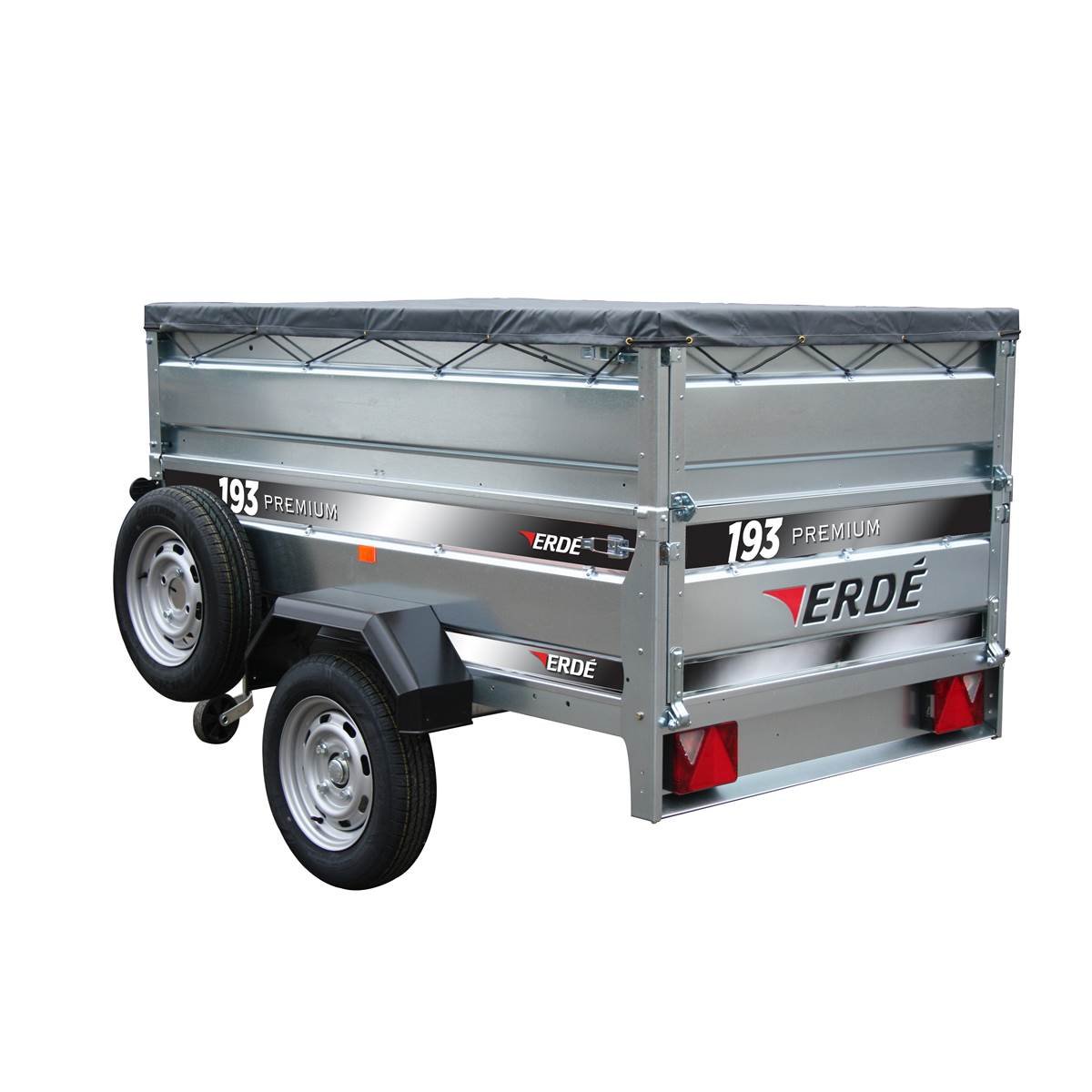 RIMORCHIO 193 PREMIUM CON 5 ACCESSORI INCLUSI ERDE - Miniature 2