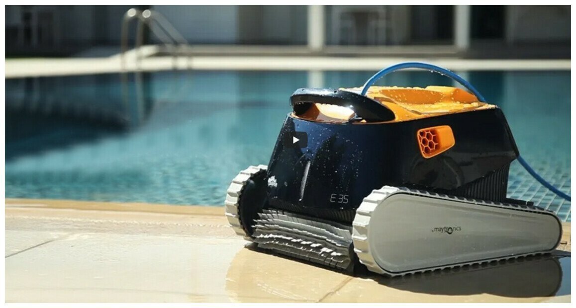 Robot piscina Dolphin E35 avec chariot - Miniature 3