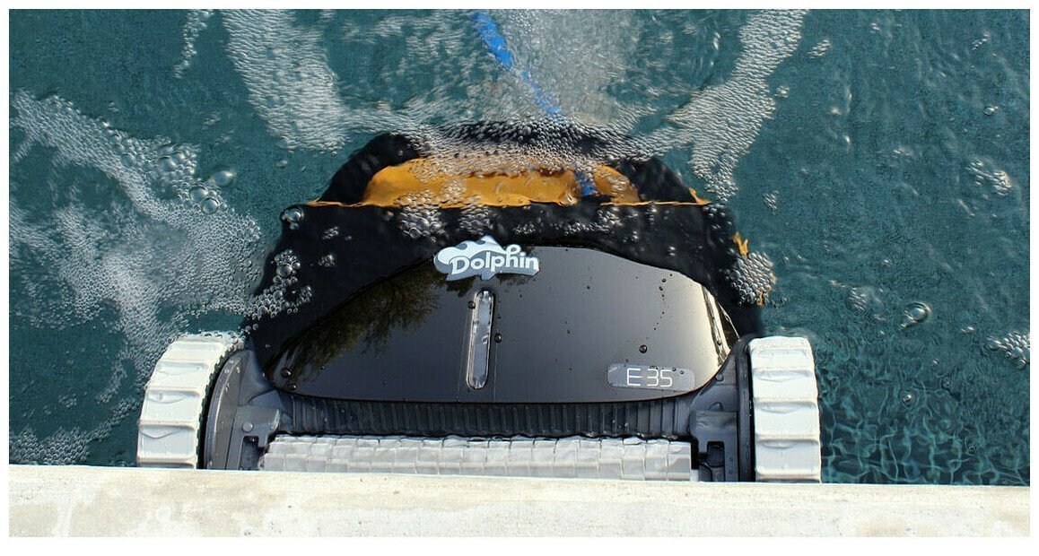Robot piscina Dolphin E35 avec chariot - Miniature 4
