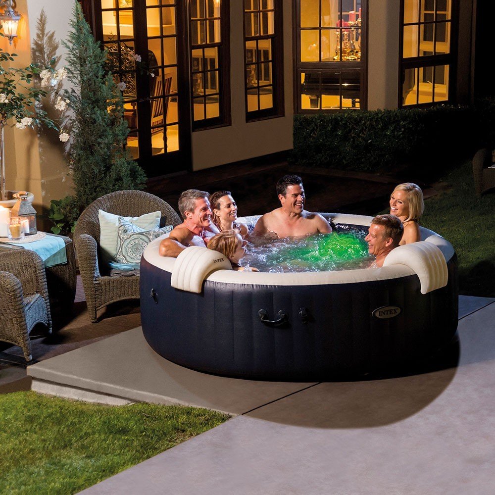 Spa gonfiabile Blue Navy 4 places - illustration 3